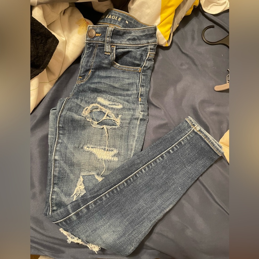 American Eagle next level stretch skinny jeans 00Short